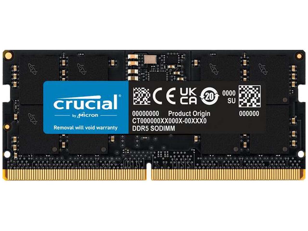 رم لپ‌تاپ DDR5 کروشیال 4800MHz مدل Crucial SO-DIMM ظرفیت 8 گیگابایت