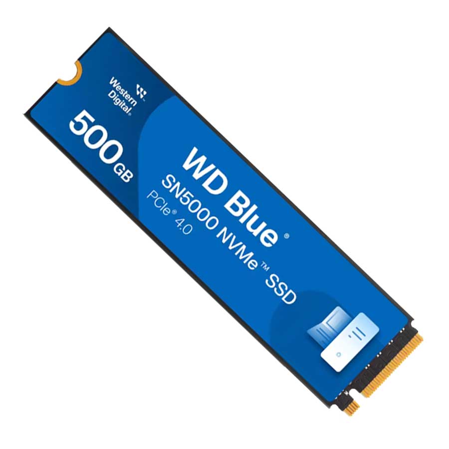 حافظه اس اس دی اینترنال وسترن دیجیتال مدل آبی SN5000 M.2 2280 NVMe ظرفیت 500 گیگابایت