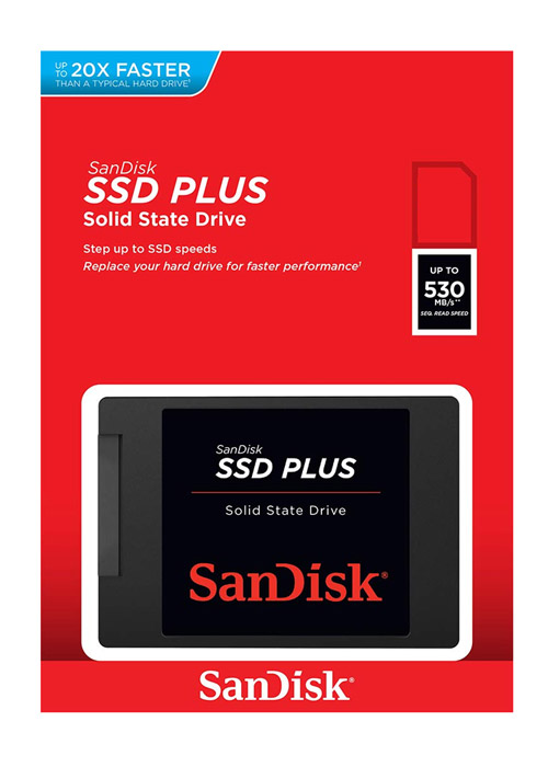 اس اس دی اینترنال SATA سن-دیسک مدل SSD Plus ظرفیت 480 گیگ