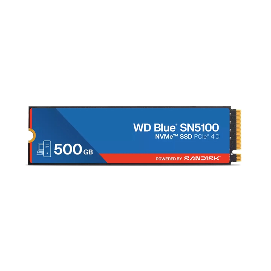 حافظه اس اس دی اینترنال وسترن دیجیتال مدل آبی SN5100 M.2 2280 NVMe ظرفیت 500 گیگابایت