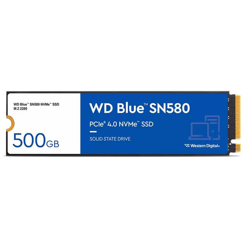 حافظه SSD اینترنال 500 گیگابایت WD مدل Blue SN580 M.2